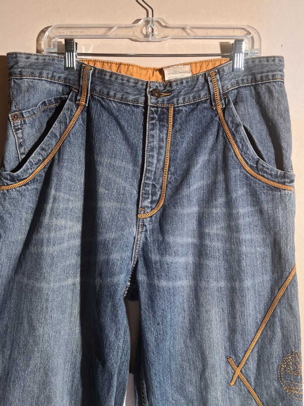 Vintage Timberland Y2K Baggy Skate Denim Jeans - Picture 7 of 16